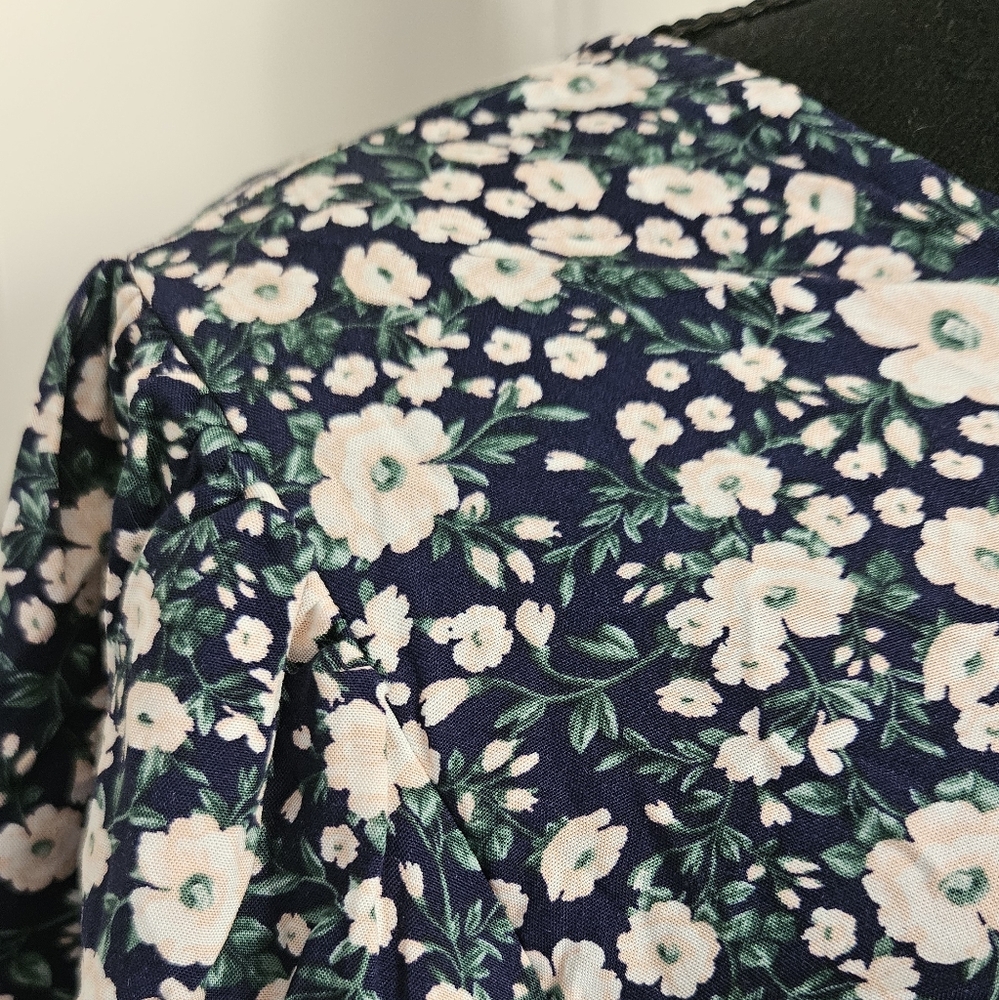 Old Navy Cutout Smocked Back Maxi Shift Dress With Slit Plus Size 4X - Picture 4 of 12